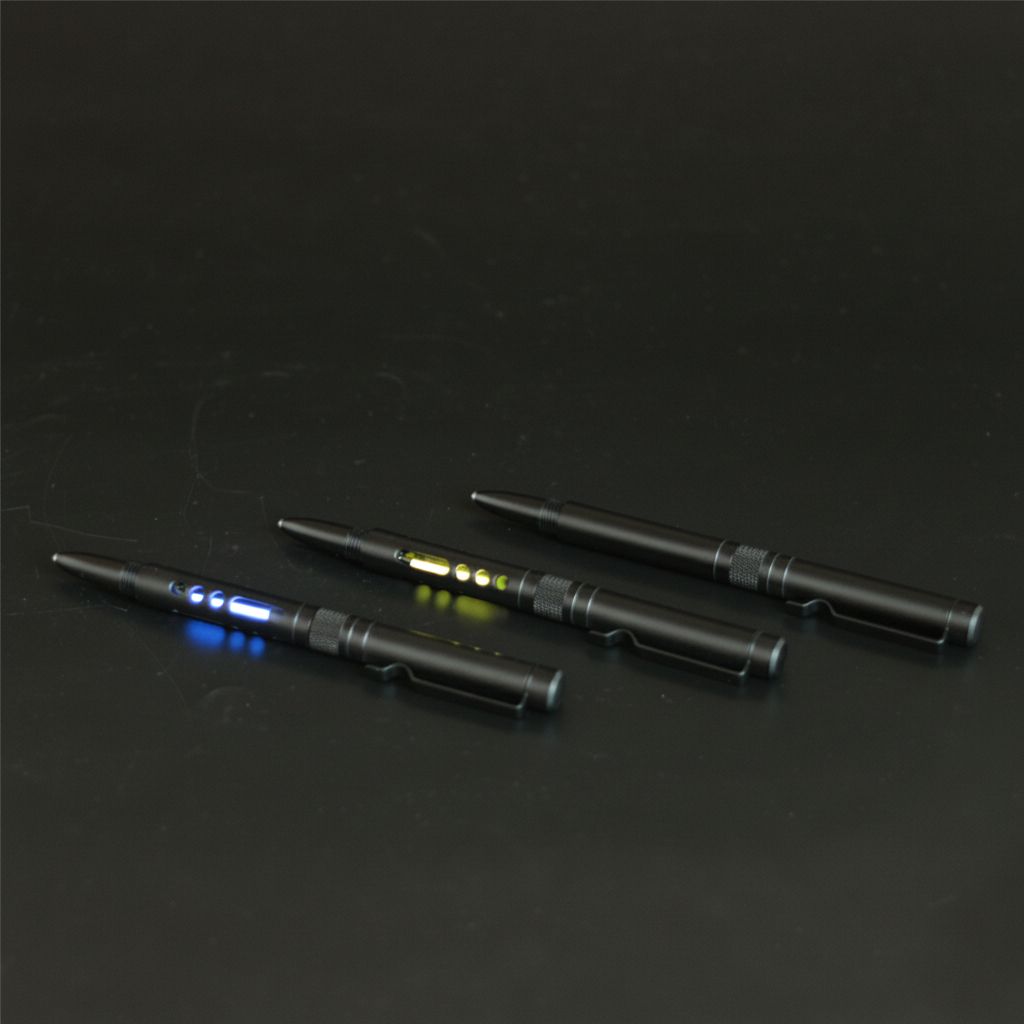 Tritium Tactical Pen Compact EDC Tool with Tungsten Tip and Aluminum Alloy Body